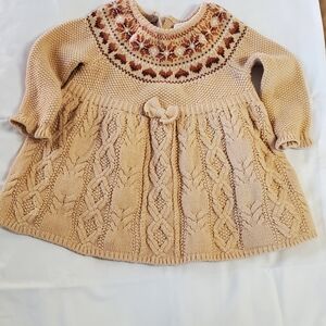 Cozy Knit Sweater Dress with Bow